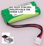 akumulator bateria Philips Kala DECT 700mAh 1.7Wh NiMH 2.4V 2xAAA