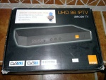 dekoder DVBT DVBS2 Sagemcom UHD 86 IPTV orange z pilotem i kartą