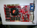 karta graficzna Geforce FX5500 256MB AGP sprawna, wentylator stoi 