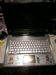 laptop HP DV5 2,2GHz 2x1GB 500GB HD3450 DVDRW 15.4 zbita matryca, poobijany popekany