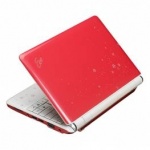 netbook Asus Eee PC 1000H rozowo bialy w gwiazdki 1,6/2gb/160/10' led/xp plus piankowy pokrowiec - zepsuty 