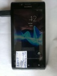 Sony Xperia J ST26i uszkodzony ekran, dotyk działa, bateria ba900